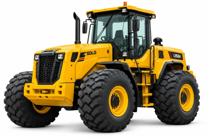 Wheel loader for heavy-duty construction site work